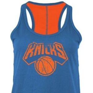 New York Knicks Women's Jersey Racer Back Tank Top